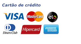 Cartão de crédito Visa mastercard elo diners hipercard american express